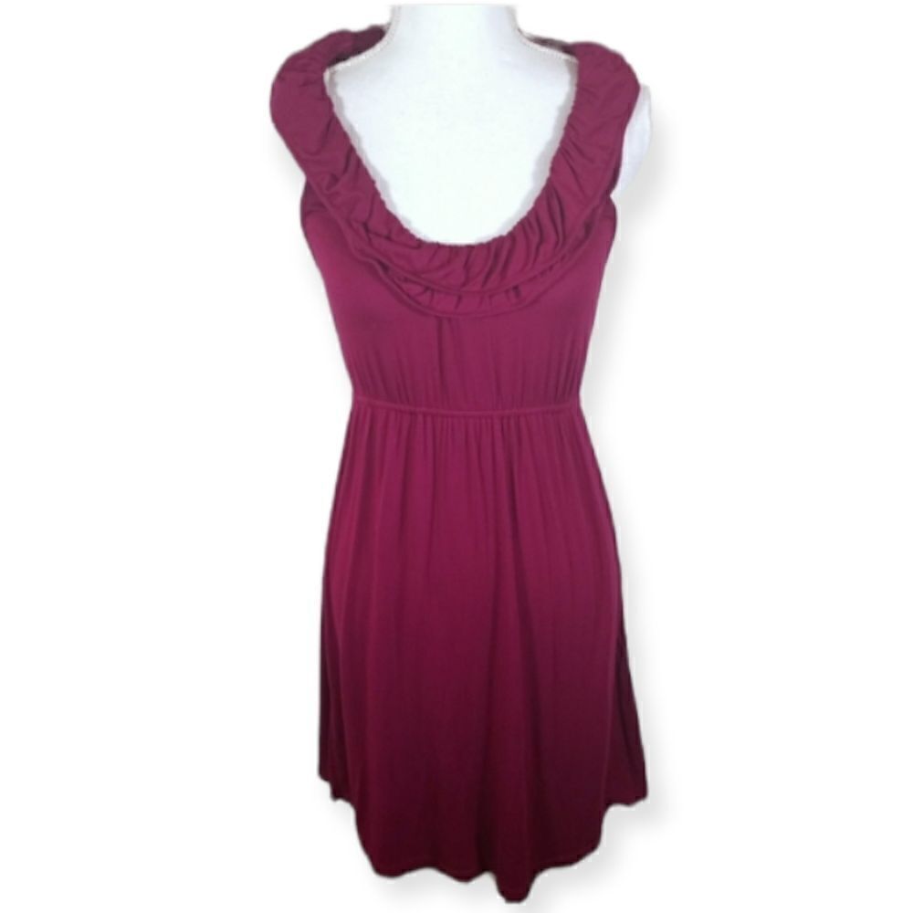 DEREK HEART MAGENTA DRESS SZ.M EUC